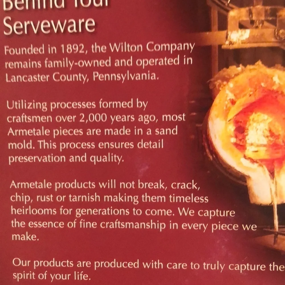 Wilton Armetale chip dip (new), flutes & pearls design
